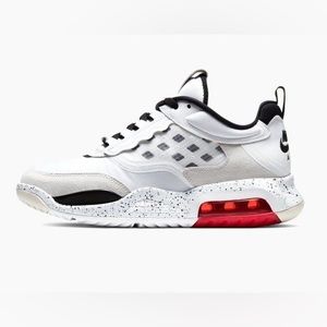 Jordan Air Max 200 White / Black / Challenge Red 2020 Rare